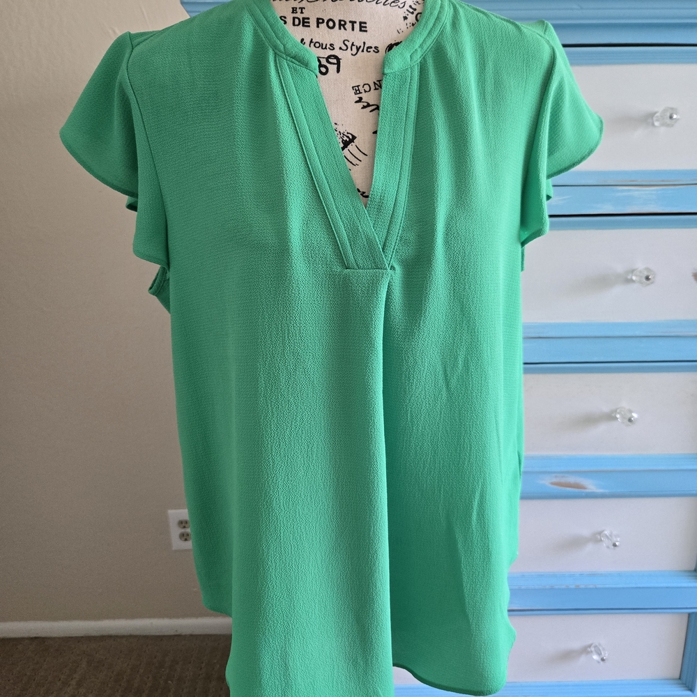 Calvin Klein Vibrant Green Blouse